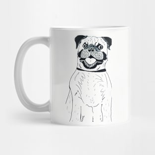 Portrait Pug Mug